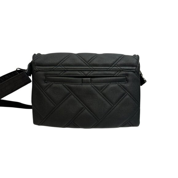 Lug Huddle Matte Luxe VL Shoulder Cross Body Bag Black Vegan Clutch - Picture 3 of 9